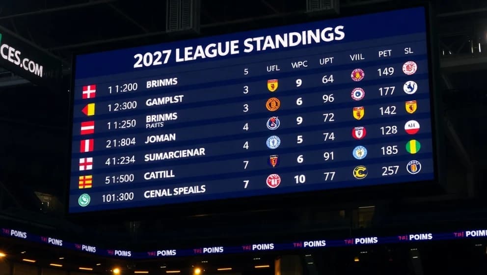 Englands Premier League tabellen idag