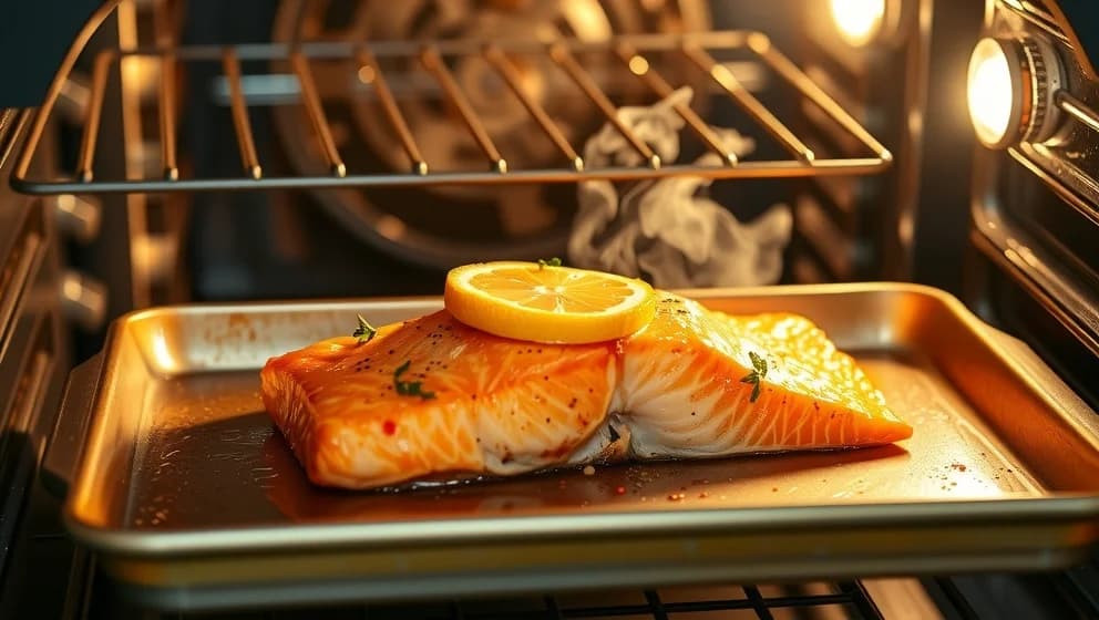 Fryst lax i ugn på 20 minuter